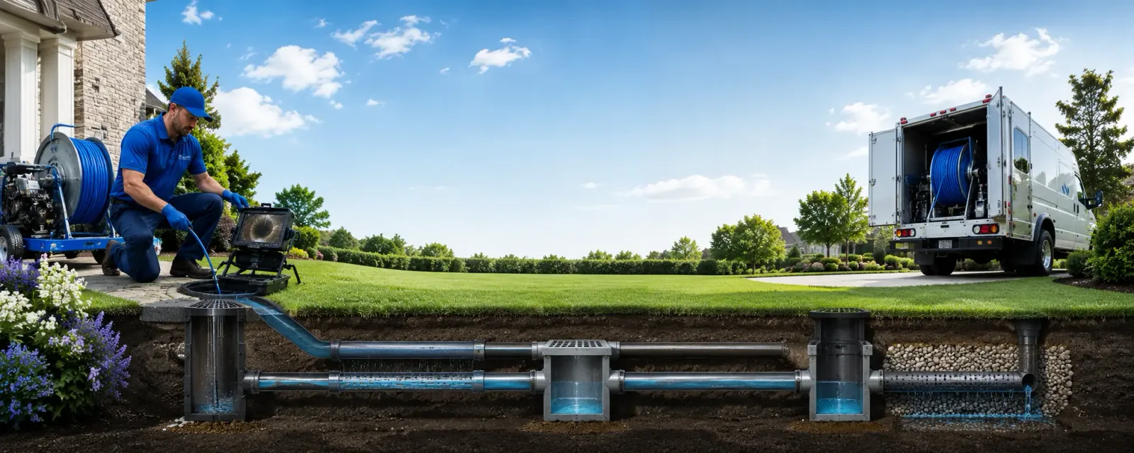 Outdoor drain cleaning information for Piney Creek, NC
